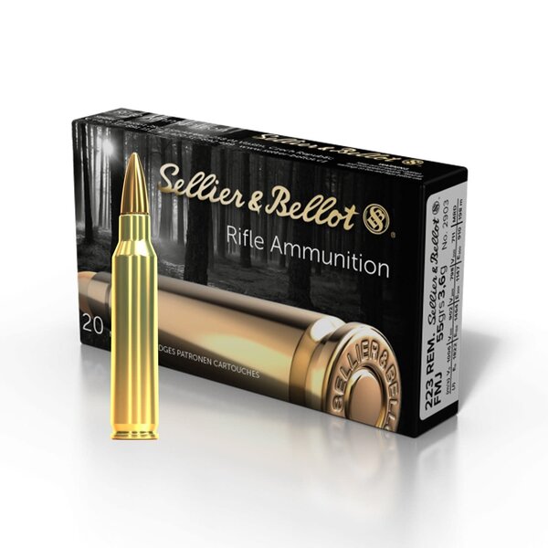 Sellier & Bellot Sellier & Bellot 223 Rem FMJ 55 Gr Ammunition