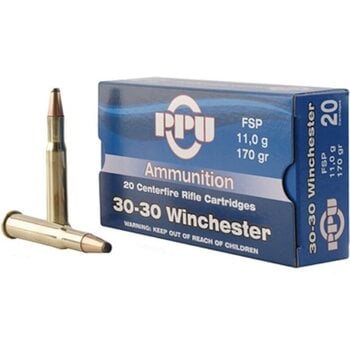 PPU 30-30 170gr FPS Ammunition Box of 20