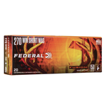 Federal Fusion Rifle Ammo 270 WSM 150gr Spitzer Boat Tail 20 Rounds