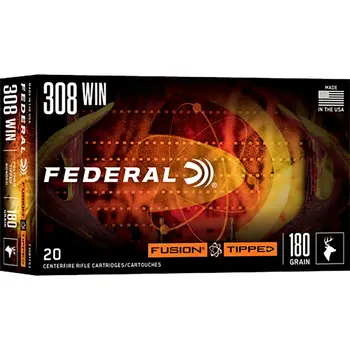 Federal Fusion Tipped 308 Win 180gr Bonded Ammunition