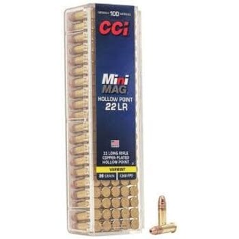 CCI Mini Mag Varmint 36gr Copper Plated HP Ammunition