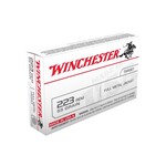 Winchester Winchester USA Ammo, 223 Rem 55gr Full Metal Jacket 20rds