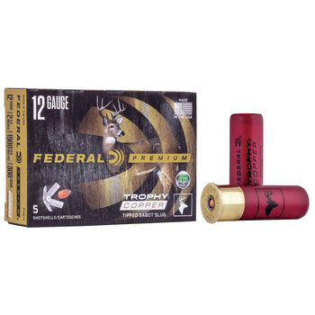 Federal Federal Premium 12ga 2 3/4" 300gr Trophy Copper Sabot Slug 1900fps