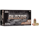 CCI CCI Blazer Brass 45 ACP 230gr FMJ Ammunition 50 Rounds