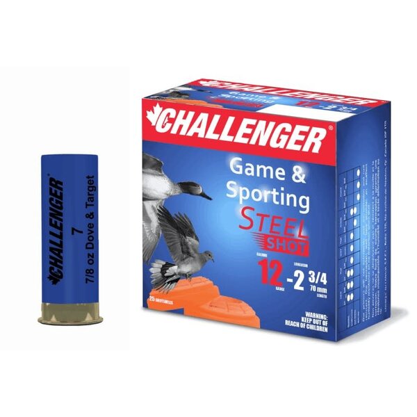 Challenger 50006 12GA 2 3/4" 7/8oz #6 Steel Dove Loads
