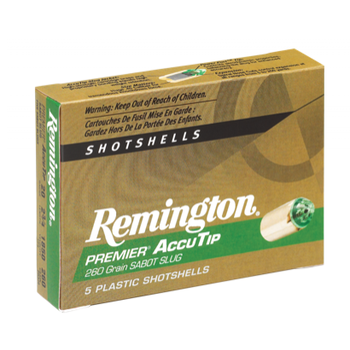 Remington Remington Premier AccuTip Shotshells 20ga 260gr 2-3/4" Sabot Slug 5 Rounds