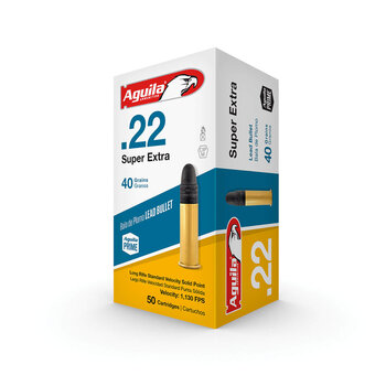 Aguila Aguila 22LR SE Standard Velocity Target 40gr Lead Bullet Point Box of 50 1130fps