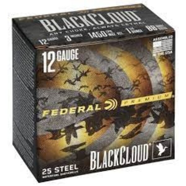 Federal BlackCloud 12ga 3" 1 1/4oz #3 Steel 1450 FPS