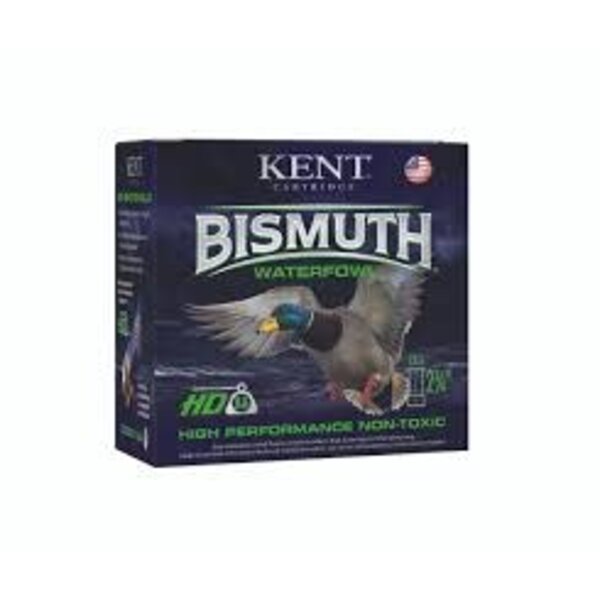 Kent Kent Bismuth Waterfowl Ammo, 12ga 3" 1-3/8oz #5 Shot 1450fps Non-Toxic 25rds