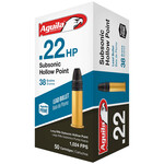 Aguila Aguila Subsonic 22 LR, 38 gr, Lead Hollow Point Rimfire Ammunition