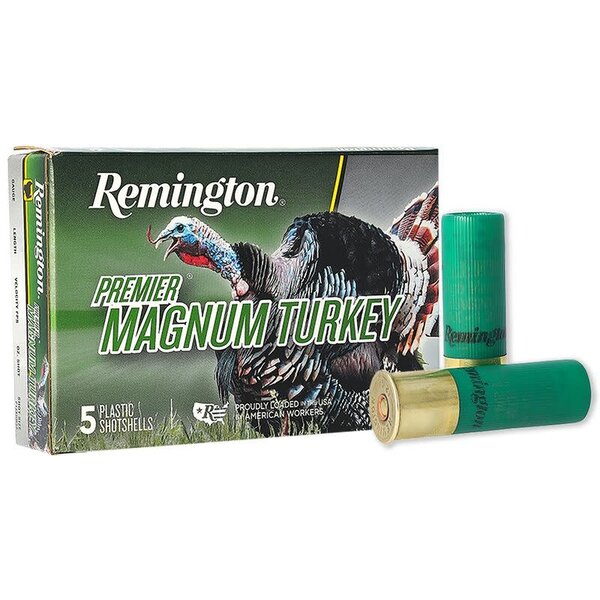 Remington Ammunition Premier Magnum Turkey 12 Gauge 3 2 oz 5 Shot 5 Per Box