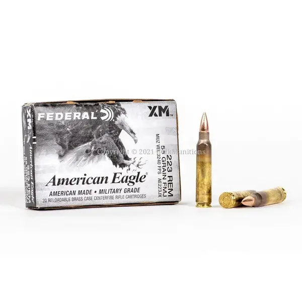 American Eagle 223Rem 55gr FMJ