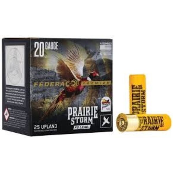 Federal Prairie Storm FS Lead Shotshells 20 ga 2-3/4" 1oz #6 25/ct