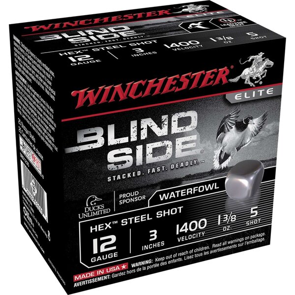 Winchester Winchester Ammo SBS1235 Blindside 12 Gauge 3" 1 3/8 oz 5 Shot 25 Bx