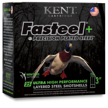 Kent Kent Fasteel +2 Layered 12ga, 3", 1 1/4oz 1450FPS #4X6