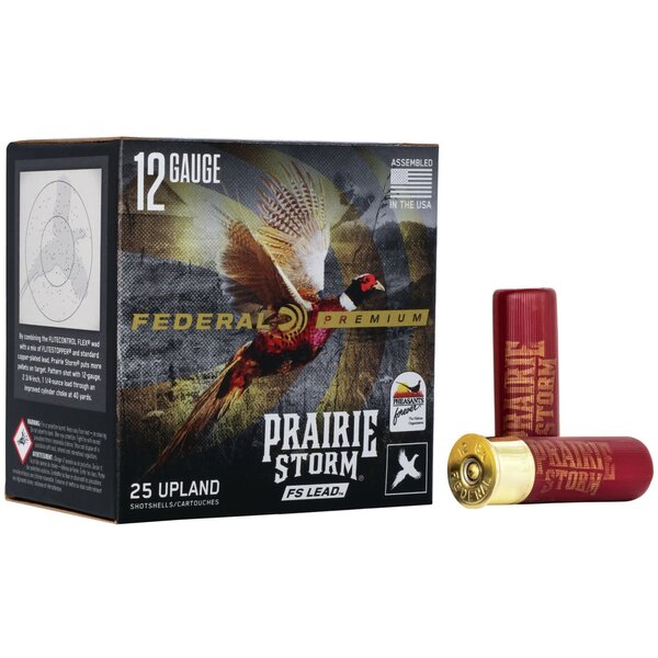 Federal Federal Prairie Storm 12ga 3" 1 5/8 OZ  # 4 Upland Lead Ammunition