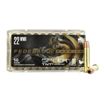 22 WMR Ammunition 50 Rounds 30 Grain Speer TNT