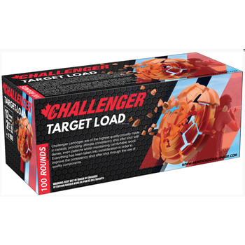 Challenger Challenger Ammo Target Load 100 Round Pack, 12 GA, 2-3/4 in, No. 7.5, 1-1/8 oz, 1150 Fps