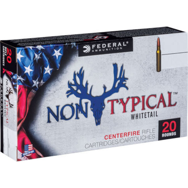 Federal Federal Premium Non-Typical Rifle Ammunition 308DT150, 308 Winchester, Soft Point, 150 GR, 2820 fps, 20 Rd/Bx