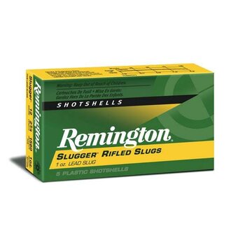 Remington Slugger Magnum Rifled Slug Ammo 12ga 3" 1oz 1760fps 5 Rounds
