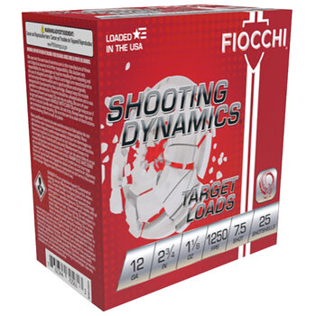 Fiocchi Fiocchi Target Shooting Dynamics 12 Gauge 2.75" 1 oz 7.5 Shot  1250FPS Per Case
