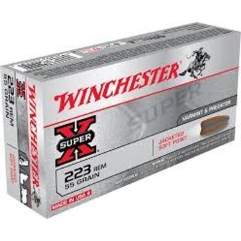 Winchester Winchester Super-X Ammo, 223 Rem 55gr J 20rds