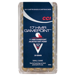 CCI CCI 17 HMR Gamepoint Jacketed Soft Point 20gr 2375fps