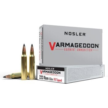 Nosler Varmageddon 223 Rem 53gr FB Tipped Ammunition