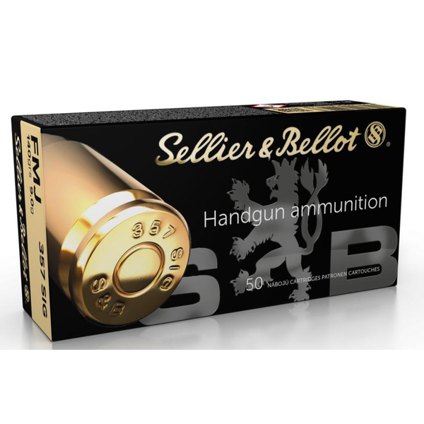 Sellier & Bellot Sellier & Bellot 357 Sig 140gr FMJ Ammunition Box of 50