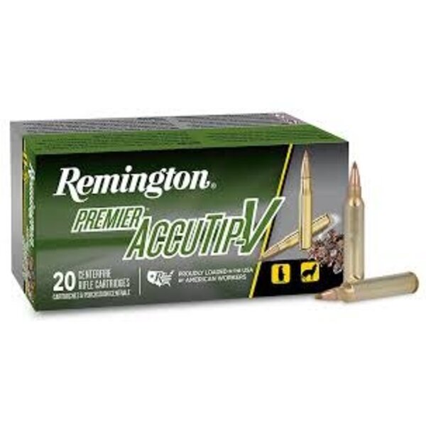 Remington Remington Premier AccuTip Varmint Rifle Ammunition .204 Ruger 40 gr ATV 3900 fps 20/ct