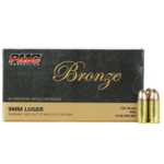 PMC PMC Bronze 9mm Luger FMJ 124 Grains 1000 Round Cases