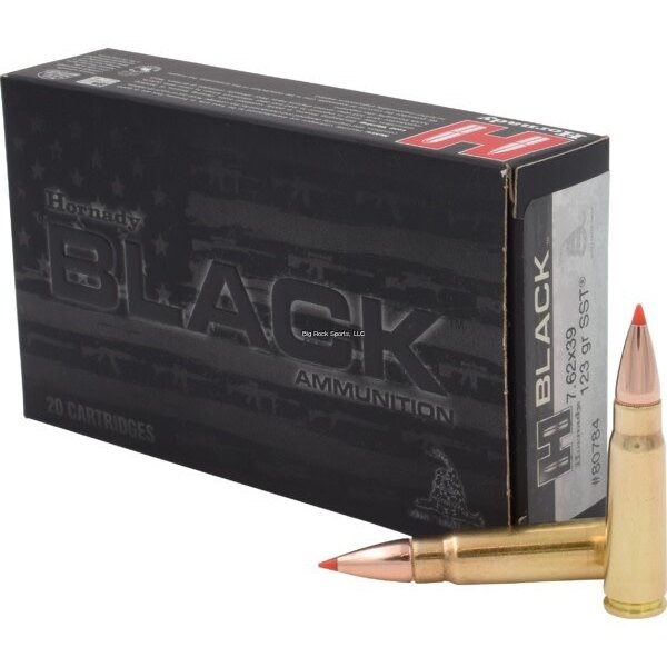 Hornady Black Ammo 7.62x39 123gr SST 20 Rounds
