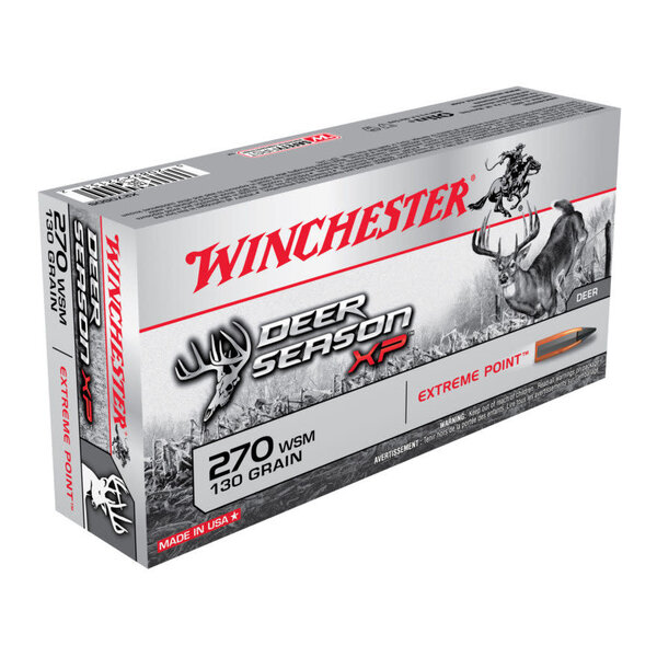 Winchester Deer Season XP Ammo 270 WSM 130gr Extreme Point Polymer Tip 20rds