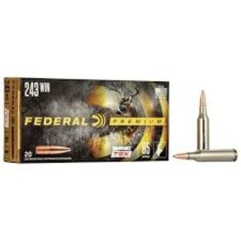 Federal Federal Barnes TSX Rifle Ammuntion .243 Win 85gr TSX 3200fps 20/ct