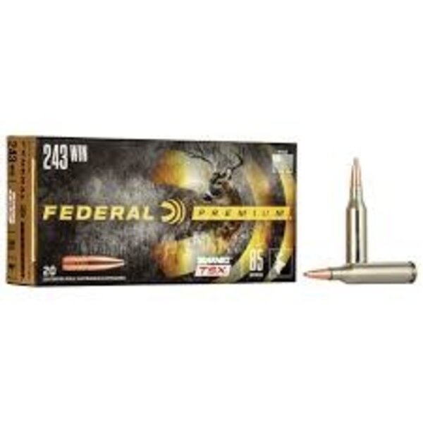 Federal Federal Barnes TSX Rifle Ammuntion .243 Win 85gr TSX 3200fps 20/ct