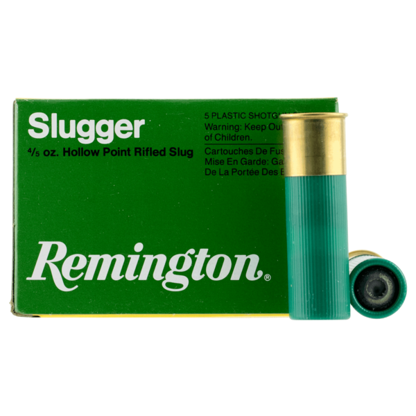 Remington Slugger Rifled Slug 16 ga 2 3/4" 3 dr 4/5 oz Slug 1600 fps 5/ct