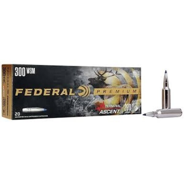 Federal Federal Terminal Ascent Rifle Ammuntion .300 WSM 200 gr 2810 fps 20/ct