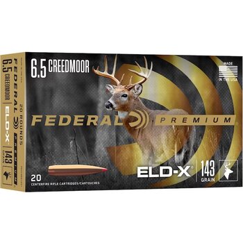 Federal  ELD-X 6.5 Creedmoor 143gr Ammunition