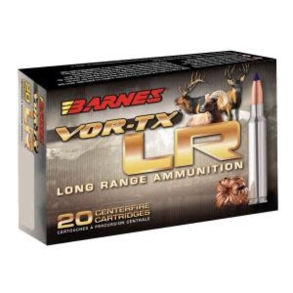 Barnes Barnes 28986 VOR-TX 6.5 Creedmoor 127 GR LRX Boat Tail 20 Bx Ammunition