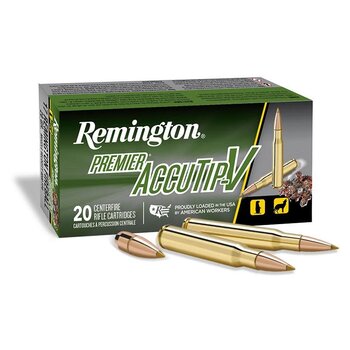 Remington Premier AccuTip Ammo 223 Rem 50gr AccuTip Boat Tail 20 Rounds