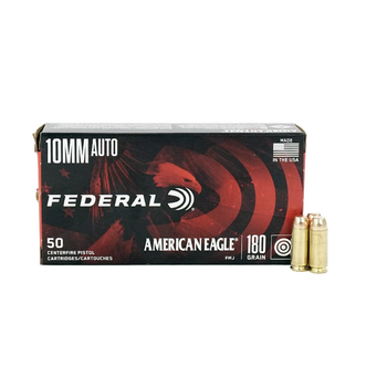 Federal American Eagle 10mm Auto 180Gr FMJ Ammunition