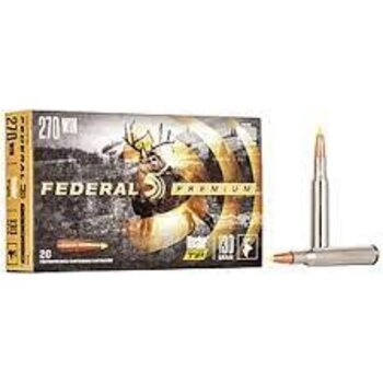 Federal Premium 270 Win 130 Gr Nosler Partition