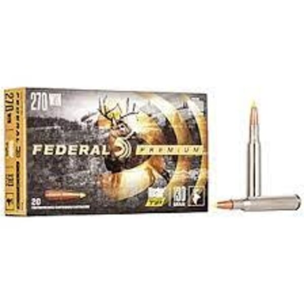 Federal Premium 270 Win 130 Gr Nosler Partition