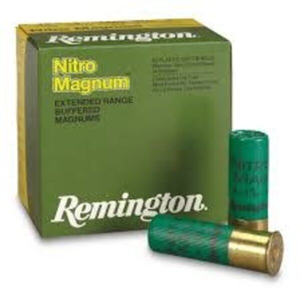 Remington Remington Ammunition Nitro Magnum 20 Gauge 3 1 14 oz 6 Shot 25 Per Box