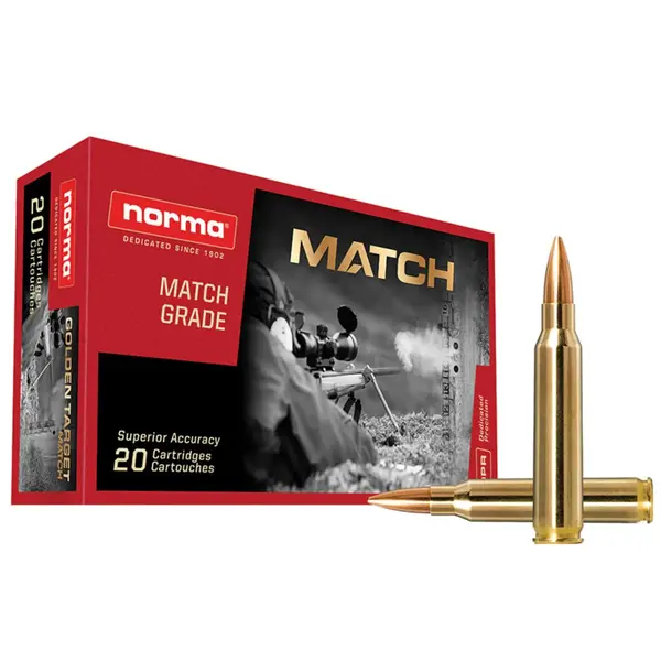 Norma Golden Target 223 Rem 69 Gr BTHP 20ct