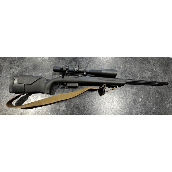 H S Precision Pro Series 2000 SA HTR 308 Win w/Nightforce NX5 5.5-22x56 Scope