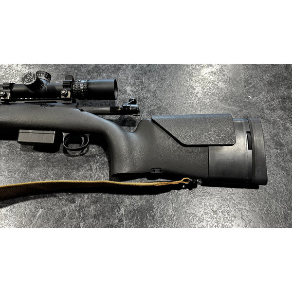 H S Precision Pro Series 2000 SA HTR 308 Win w/Nightforce NX5 5.5-22x56 Scope