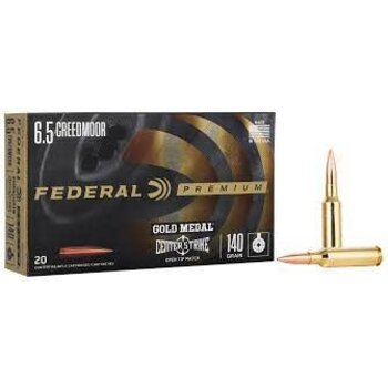 Federal Federal Gold Medal 6.5 Creedmoor 140 gr CenterStrike Open Tip Match Ammunition