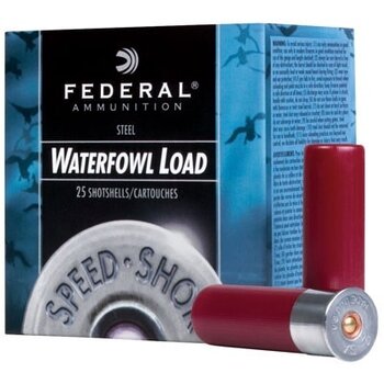 Federal Federal Speed-Shock 12ga 2 3/4" 1 1/8oz BB HV  1500fps Steel Shot. Box of 25