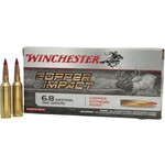 Winchester Winchester Copper Impact Ammunition 6.8 Western 162 Grain Copper Extreme Point Polymer Tip Lead-Free Box of 20